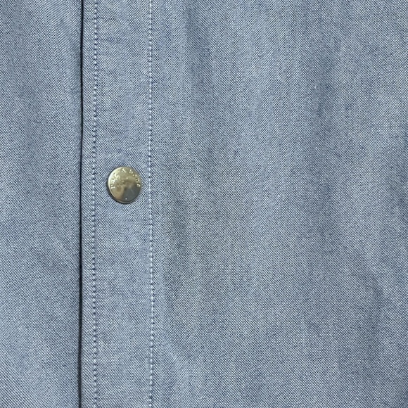 Rag & Bone Chambray Oversized Button Up Lightweight Shirt Jacket - Picture 12 of 14